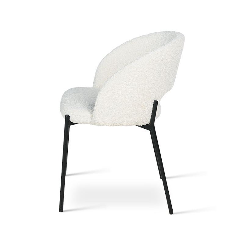 Chaise de Salle à Manger Esme [Lot de 2] [Tissu Bouclette]