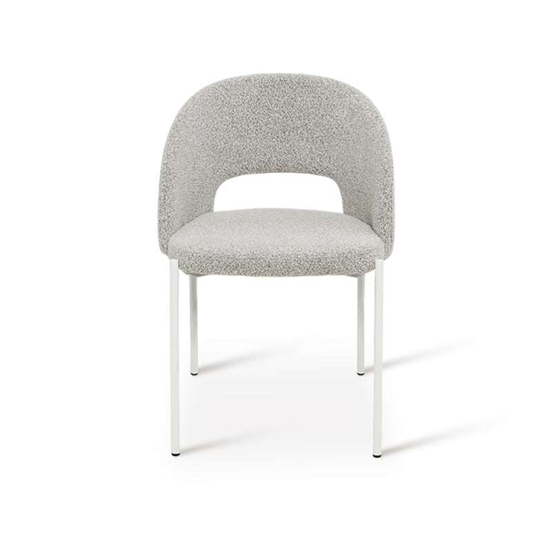 Chaise de Salle à Manger Esme W [Lot de 2] [Tissu Bouclette]