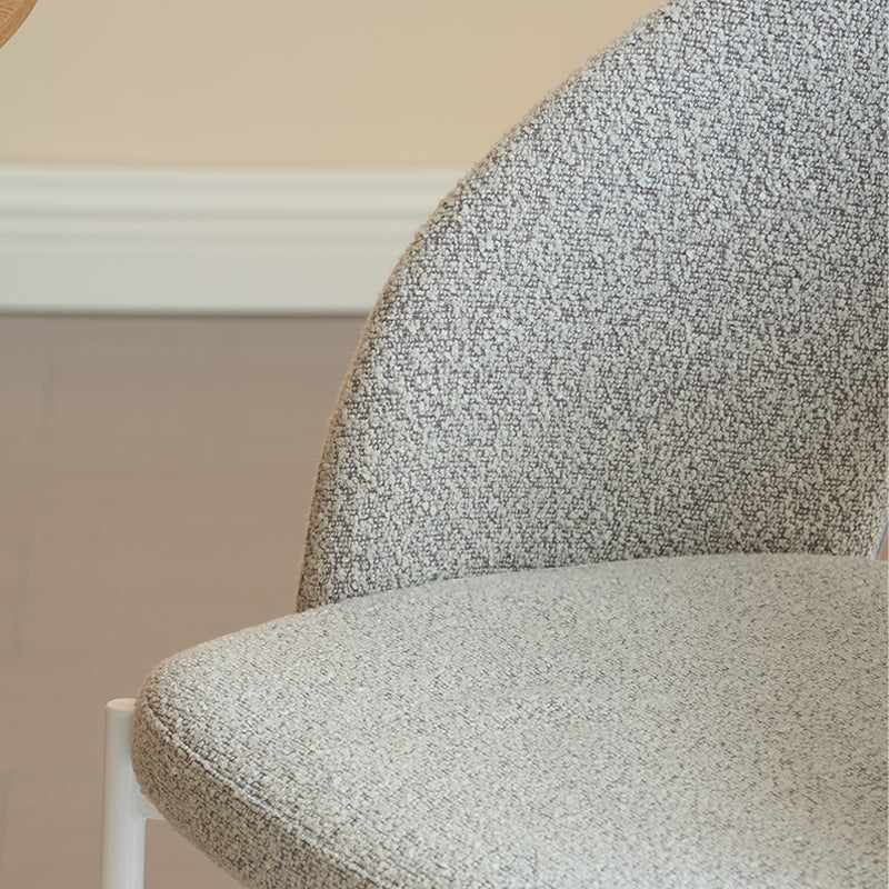 Chaise de Salle à Manger Esme W [Lot de 2] [Tissu Bouclette]
