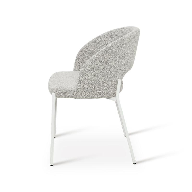 Chaise de Salle à Manger Esme W [Lot de 2] [Tissu Bouclette]