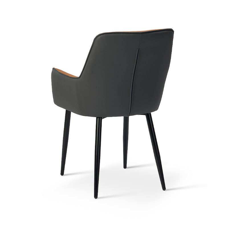 Fauteuil salle à manger Solis [Lot de 2] [Simili cuir]