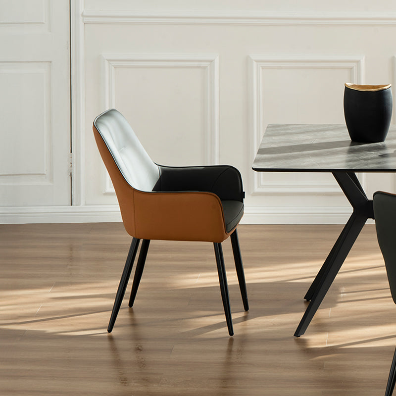 Rectangular Dining Table Laila et 6 Dining Chairs Solis [Ensemble de Salle à Manger]
