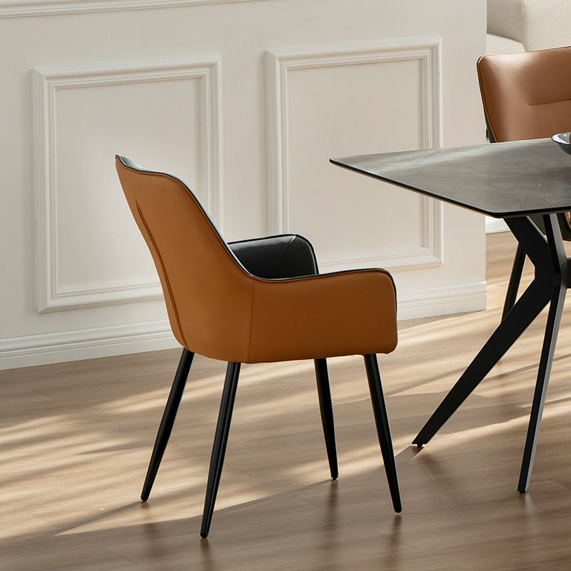 Rectangular Dining Table Laila et 6 Dining Chairs Solis [Ensemble de Salle à Manger]