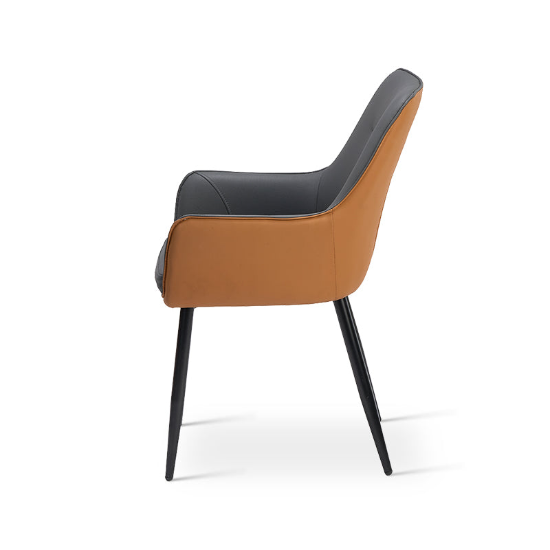 Fauteuil salle à manger Solis [Lot de 2] [Simili cuir]