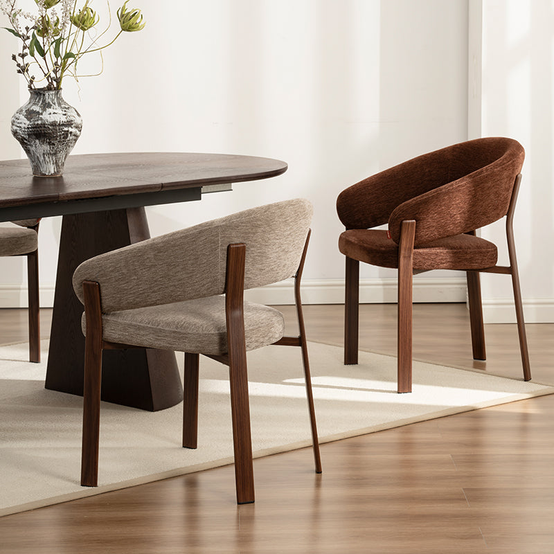 Fauteuil salle à manger Kiana [Lot de 1] [Chenille]