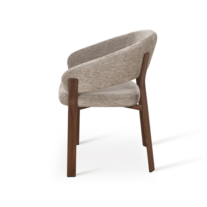 Fauteuil salle à manger Kiana [Lot de 1] [Chenille]