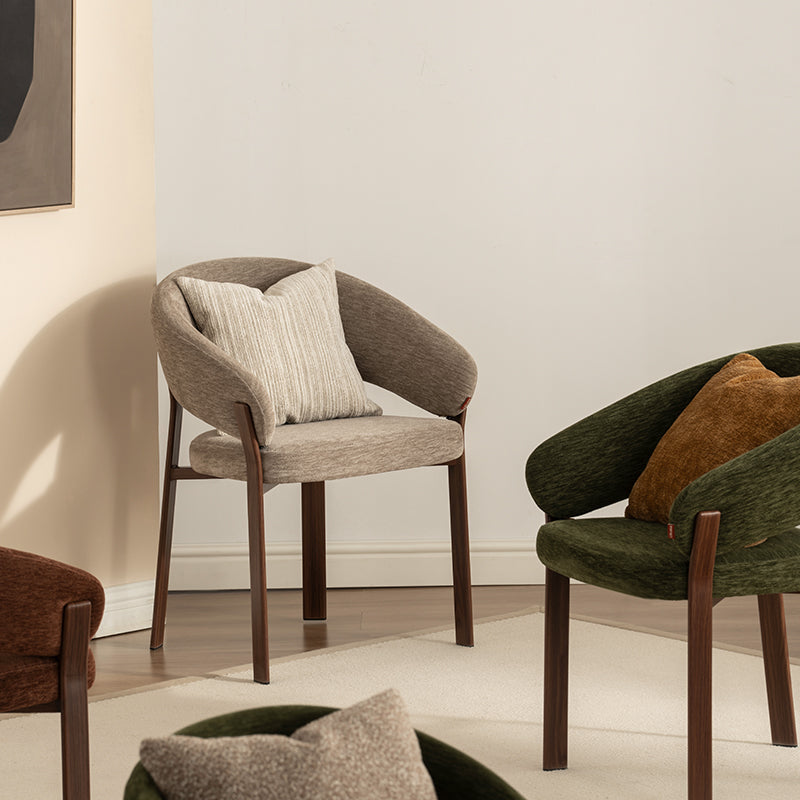 Fauteuil salle à manger Kiana [Lot de 1] [Chenille]