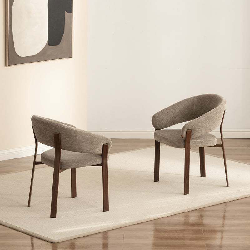 Fauteuil salle à manger Kiana [Lot de 1] [Chenille]