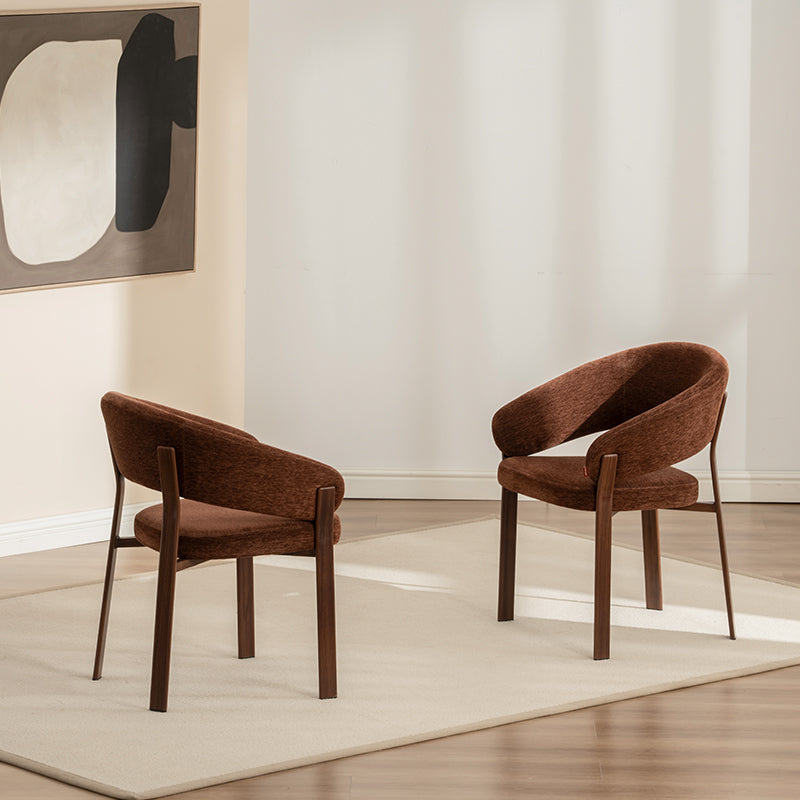 Fauteuil salle à manger Kiana [Lot de 1] [Chenille]