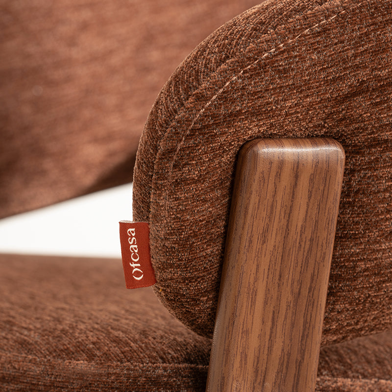 Fauteuil salle à manger Kiana [Lot de 1] [Chenille]