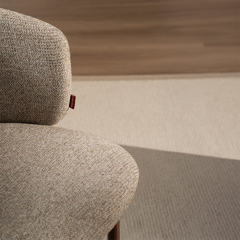 Chaise de salle à manger Valda [Lot de 2] [Tissu effet lin]