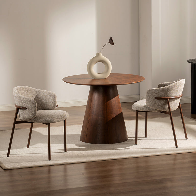 Chaise de salle à manger Valda [Lot de 2] [Tissu effet lin]