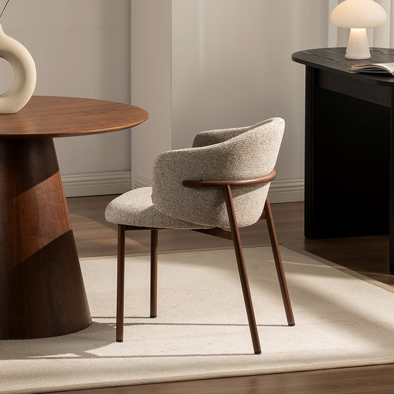 Chaise de salle à manger Valda [Lot de 2] [Tissu effet lin]