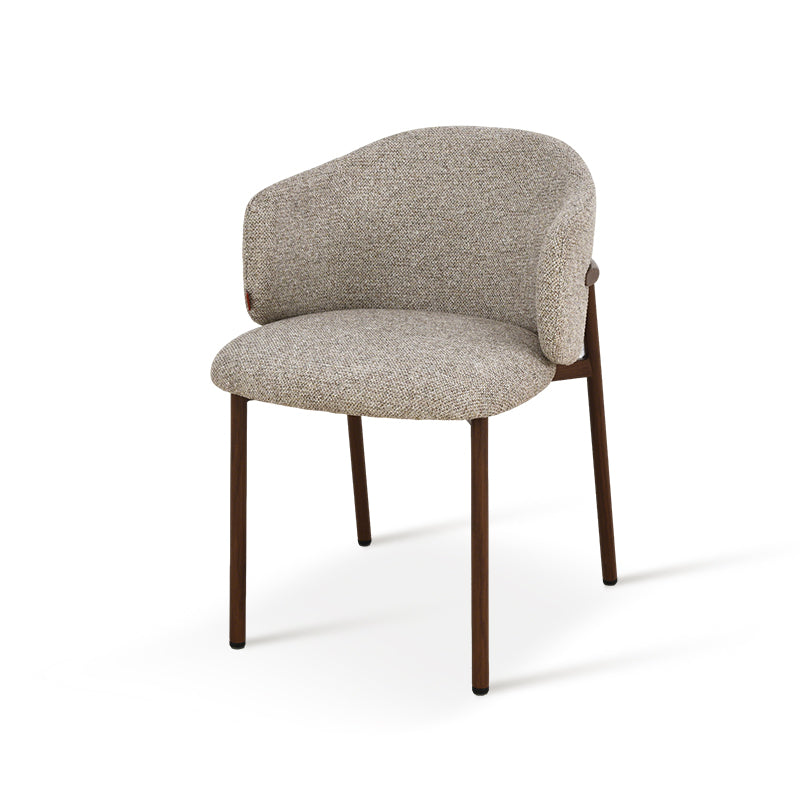 Chaise de salle à manger Valda [Lot de 2] [Tissu effet lin]