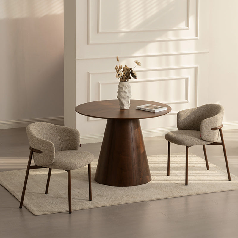 Chaise de salle à manger Valda [Lot de 2] [Tissu effet lin]