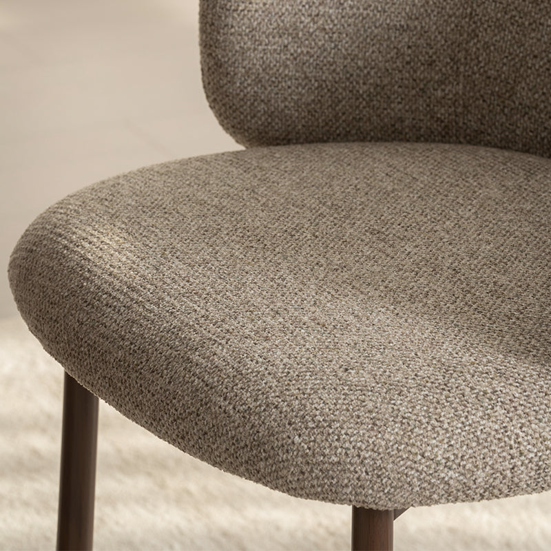 Chaise de salle à manger Valda [Lot de 2] [Tissu effet lin]