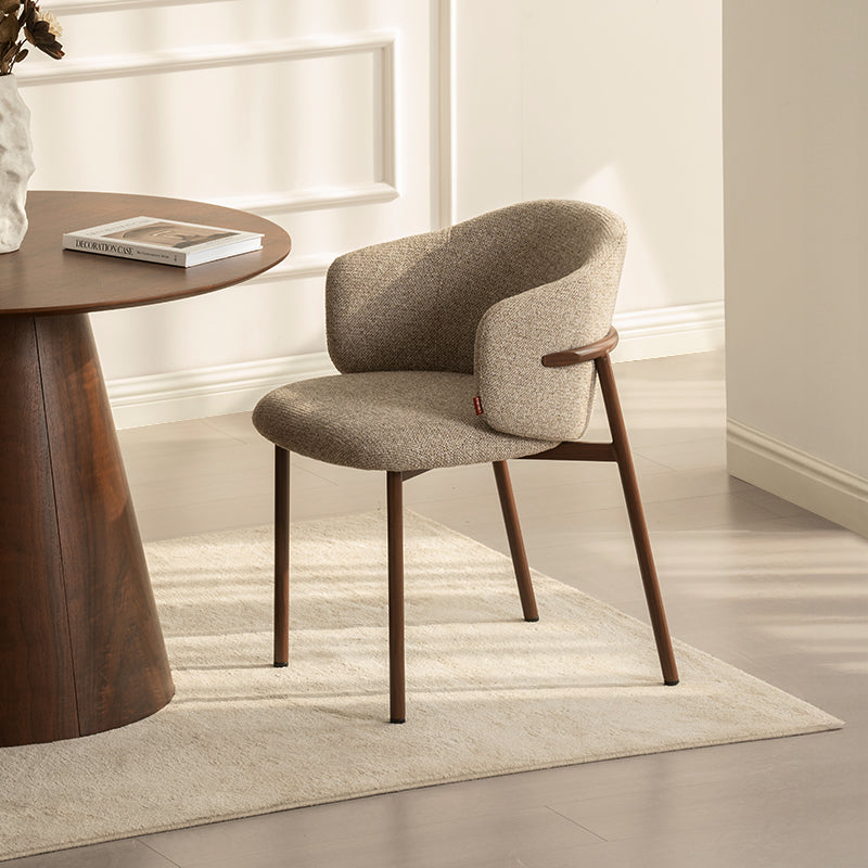 Chaise de salle à manger Valda [Lot de 2] [Tissu effet lin]