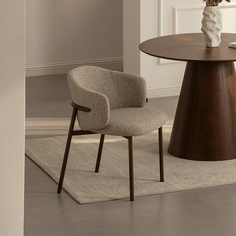Chaise de salle à manger Valda [Lot de 2] [Tissu effet lin]