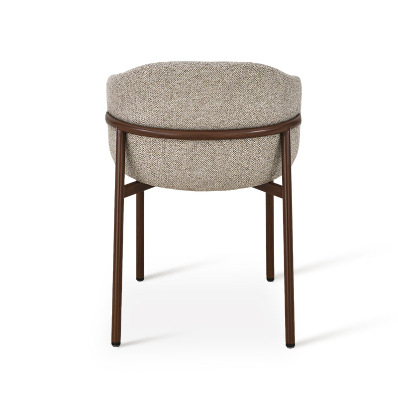 Chaise de salle à manger Valda [Lot de 2] [Tissu effet lin]