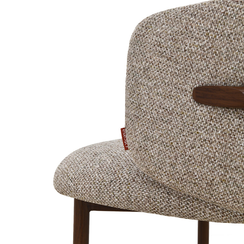 Chaise de salle à manger Valda [Lot de 2] [Tissu effet lin]