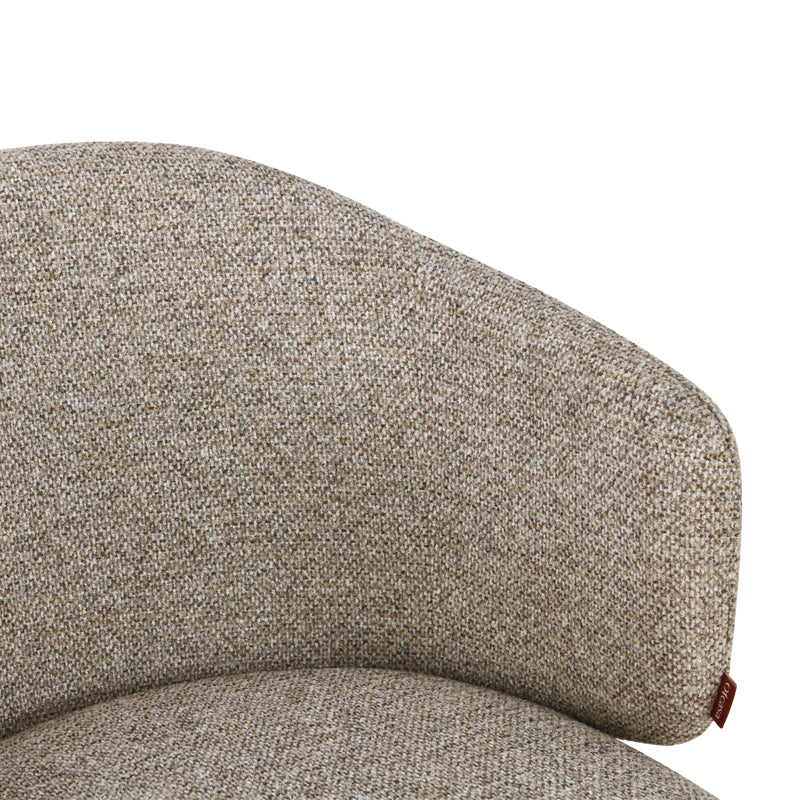 Chaise de salle à manger Valda [Lot de 2] [Tissu effet lin]