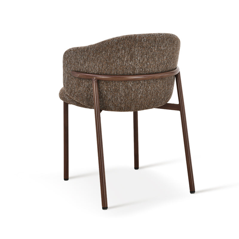 Chaise de salle à manger Valda [Lot de 2] [Tissu effet lin]