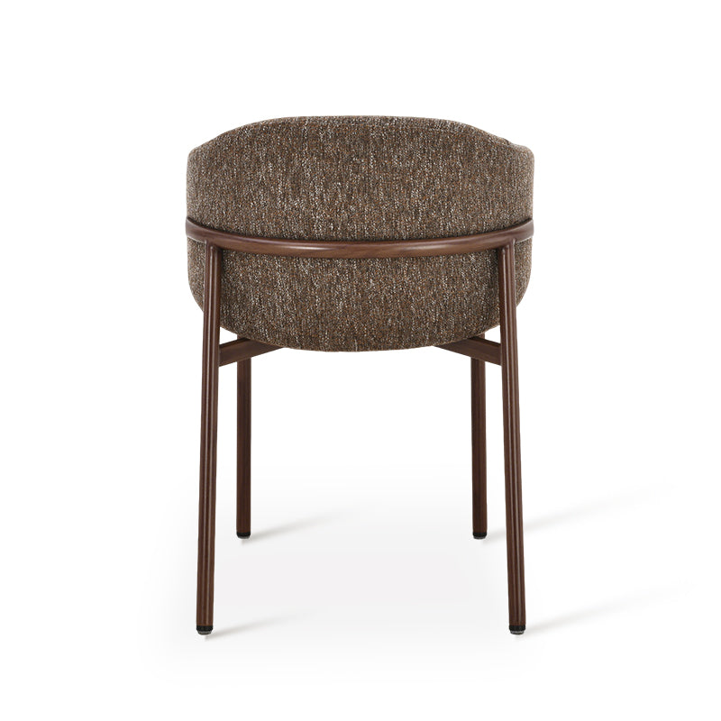 Chaise de salle à manger Valda [Lot de 2] [Tissu effet lin]