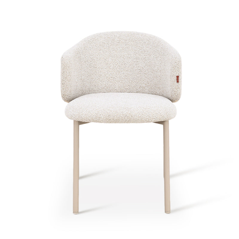 Chaise de salle à manger Valda [Lot de 2] [Tissu effet lin]