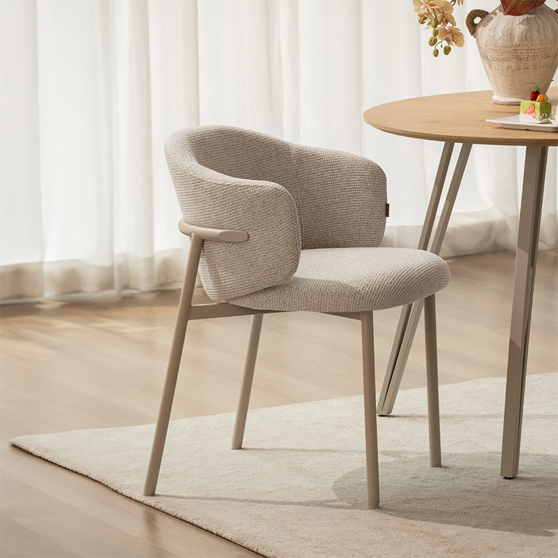 Chaise de salle à manger Valda [Lot de 2] [Tissu effet lin]