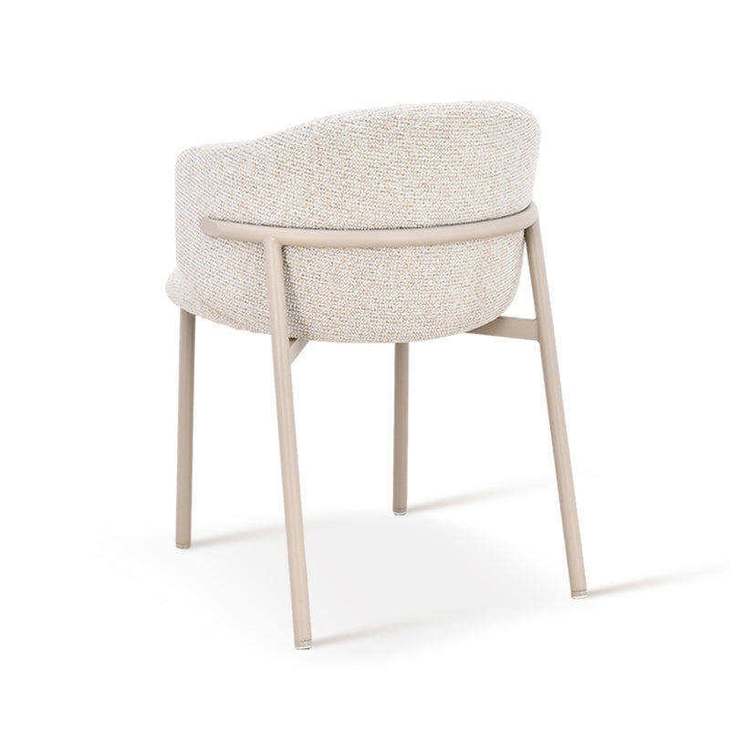 Chaise de salle à manger Valda [Lot de 2] [Tissu effet lin]