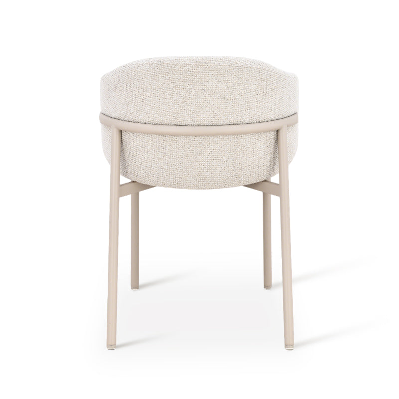 Chaise de salle à manger Valda [Lot de 2] [Tissu effet lin]