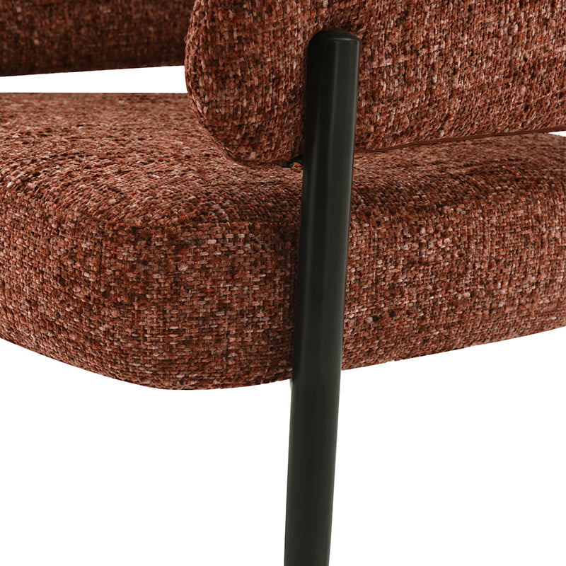 Fauteuil de salon Quinn [Tissu en lin]