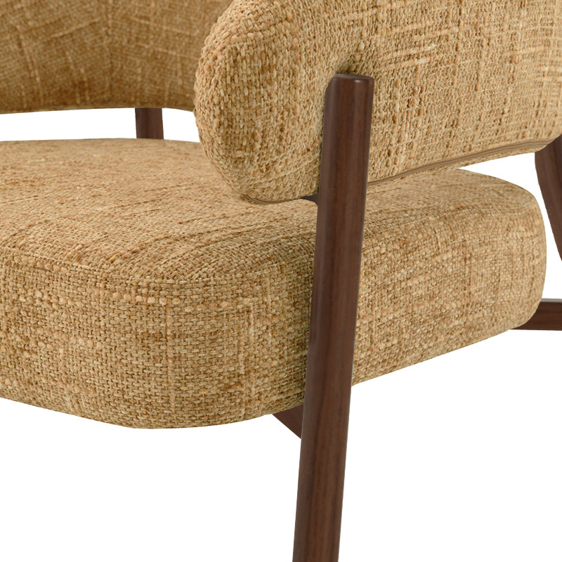 Fauteuil de salon Quinn [Tissu en lin]