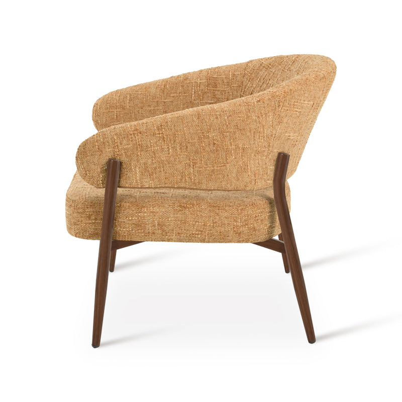 Fauteuil de salon Quinn [Tissu en lin]