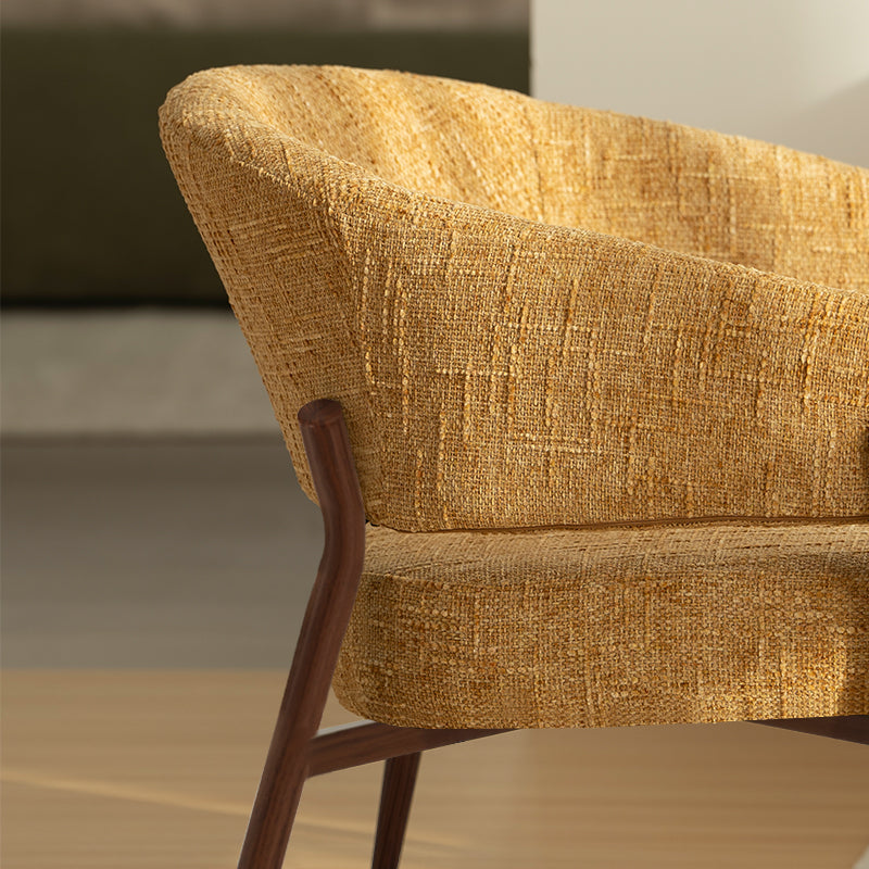 Fauteuil de salon Quinn [Tissu en lin]