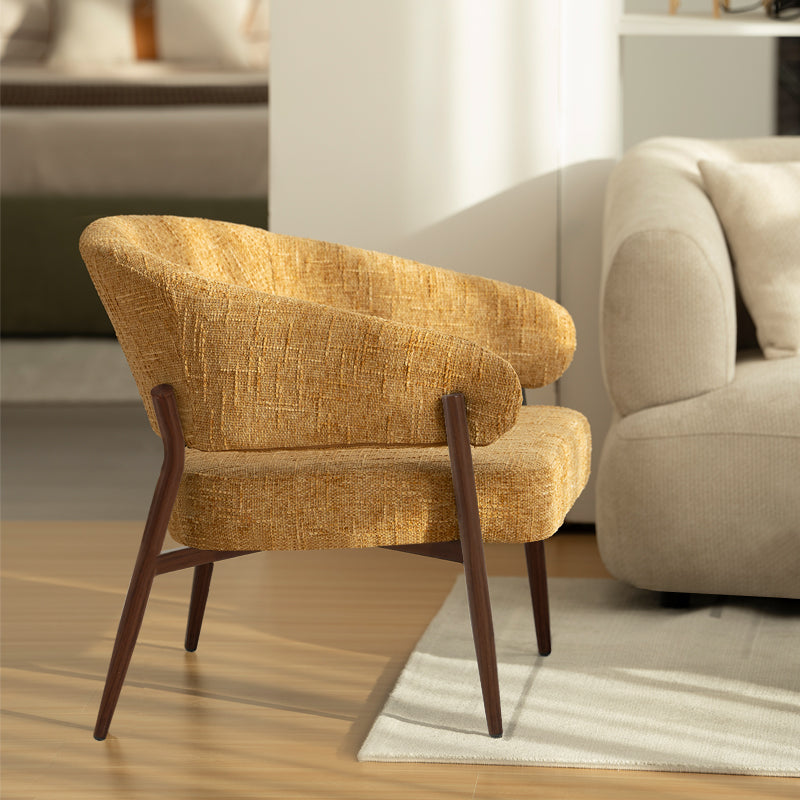 Fauteuil de salon Quinn [Tissu en lin]