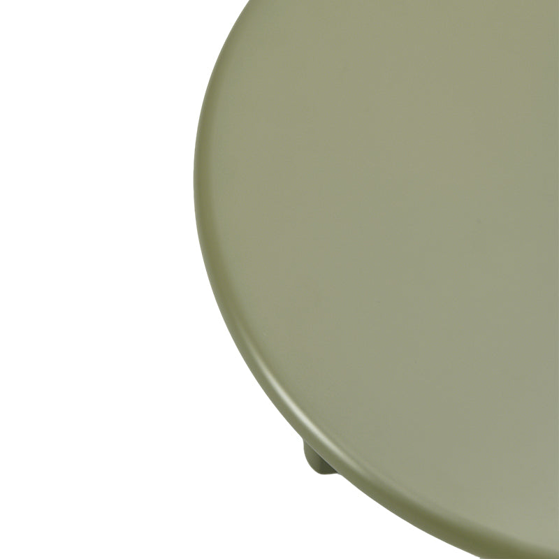 Ensemble de tables basses rondes mates Aine Chelsea [Vert et Beige]