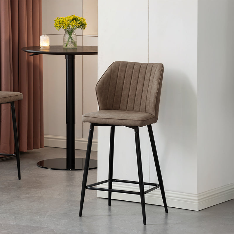 Tabouret De Bar Aleena [Lot de 2] [Simili cuir] [65 cm]