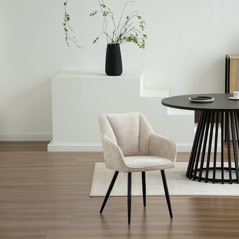 Fauteuil salle à manger Sienna [Lot de 2] [Chenille]