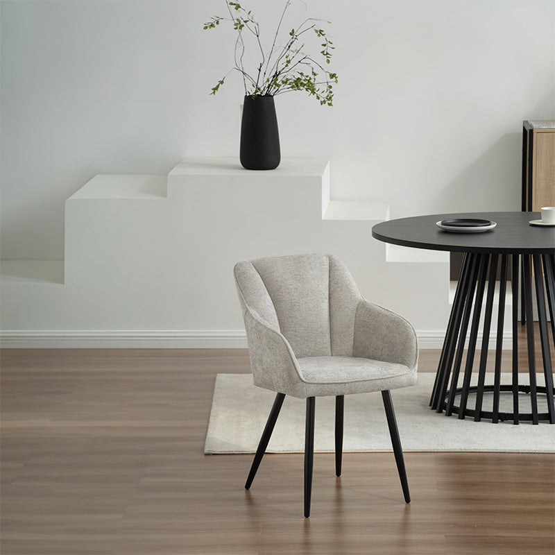 Fauteuil salle à manger Sienna [Lot de 2] [Chenille]