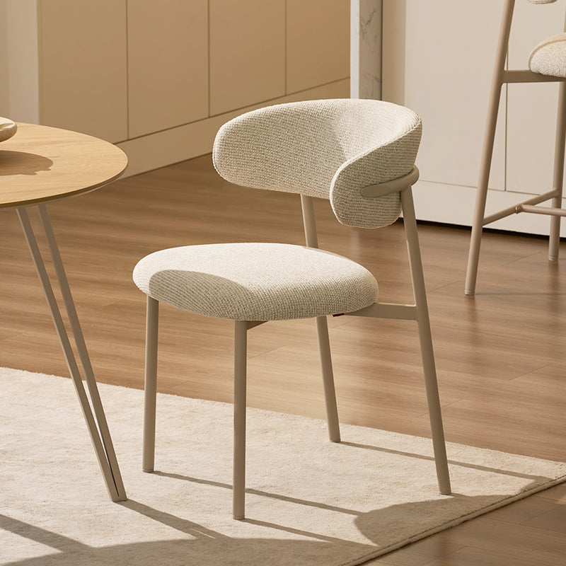 Chaise de salle à manger Zahra S [Lot de 2] [Tissu effet lin] [⌀ 2.5 cm]