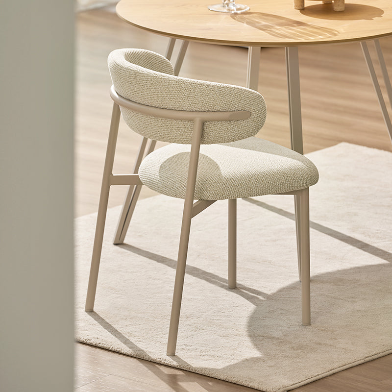 Chaise de salle à manger Zahra S [Lot de 2] [Tissu effet lin] [⌀ 2.5 cm]