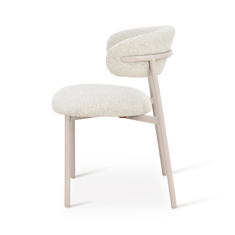Chaise de salle à manger Zahra S [Lot de 2] [Tissu effet lin] [⌀ 2.5 cm]