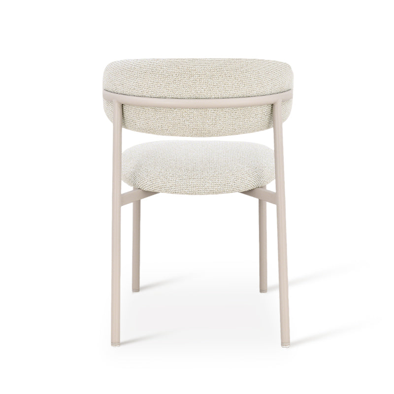Chaise de salle à manger Zahra S [Lot de 2] [Tissu effet lin] [⌀ 2.5 cm]