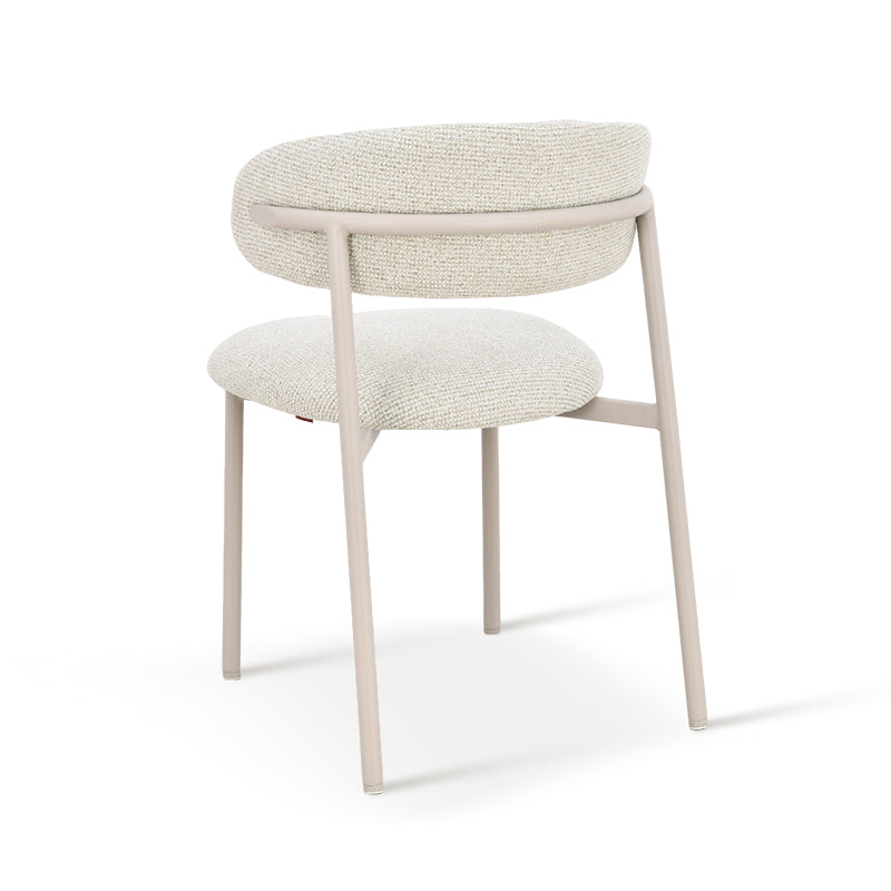 Chaise de salle à manger Zahra S [Lot de 2] [Tissu effet lin] [⌀ 2.5 cm]