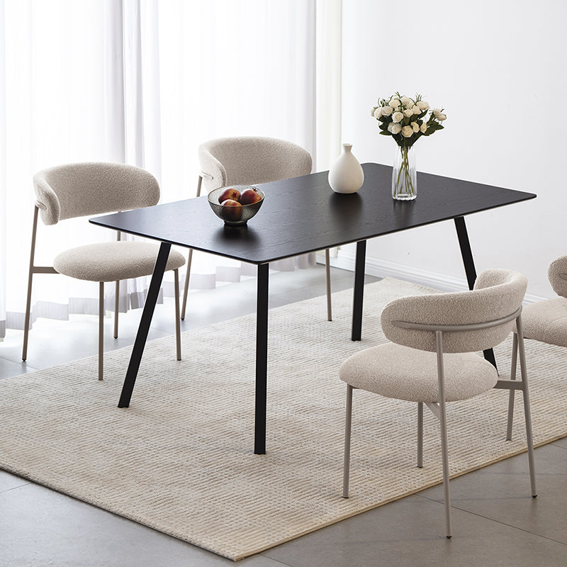 Chaise de salle à manger Zahra [Lot de 2] [Tissu Boucle] [⌀ 1.9 cm]