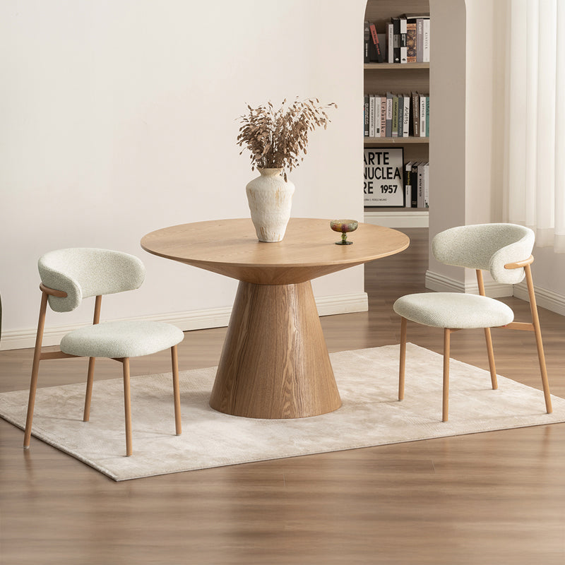 Chaise de salle à manger Zahra S [Lot de 2] [Tissu effet lin] [⌀ 2.5 cm]