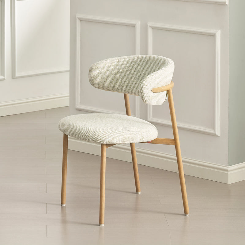Chaise de salle à manger Zahra S [Lot de 2] [Tissu effet lin] [⌀ 2.5 cm]