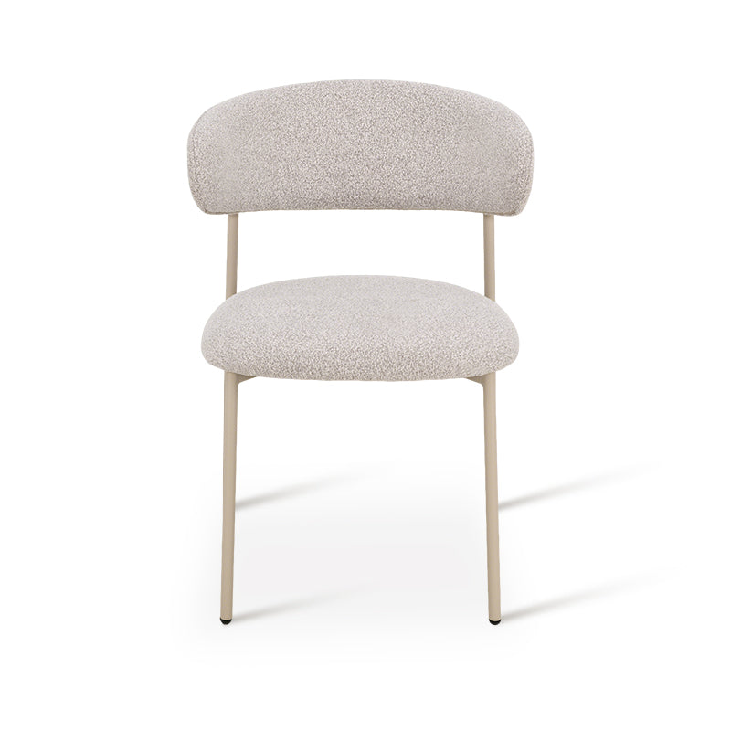 Chaise de salle à manger Zahra [Lot de 2] [Tissu Boucle] [⌀ 1.9 cm]