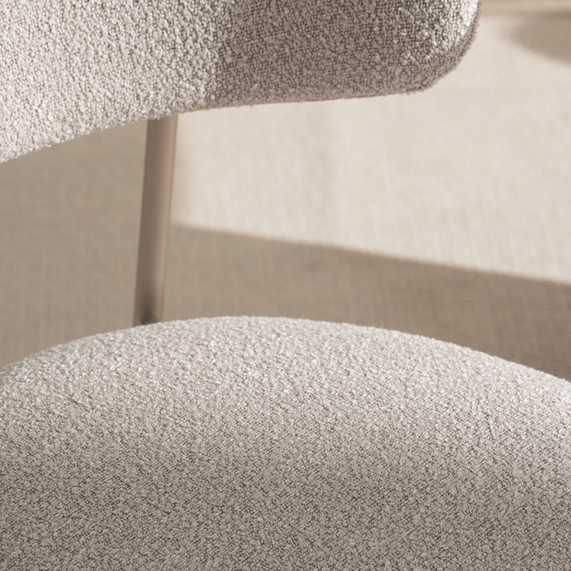 Chaise de salle à manger Zahra [Lot de 2] [Tissu Boucle] [⌀ 1.9 cm]